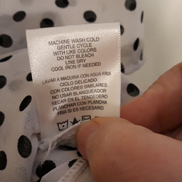 Bongo white with black polka dot top - Picture 4 of 5